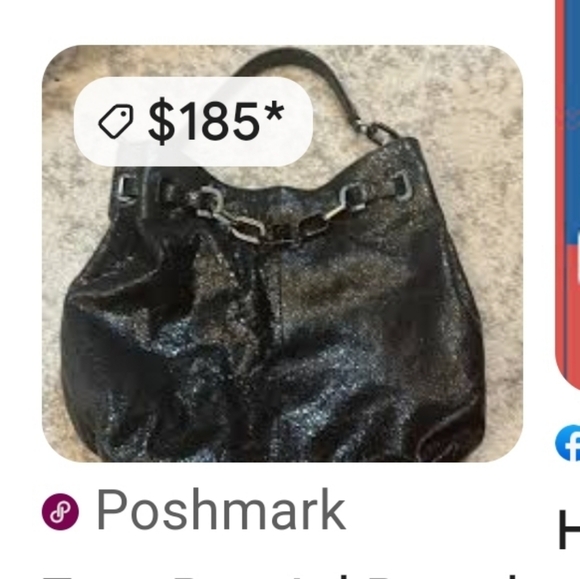 Tory Burch Natalya Genuine Leather Embossed Shoulder Bag12 x 11 x 4 - Picture 11 of 11